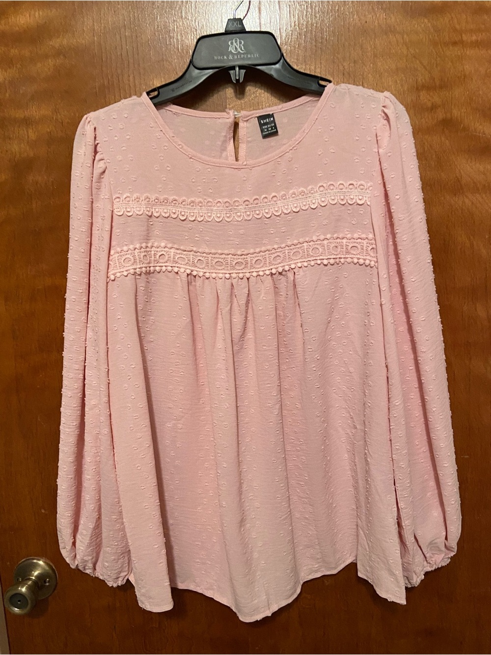 NWOT SHEIN Pink Long Sleeve Top